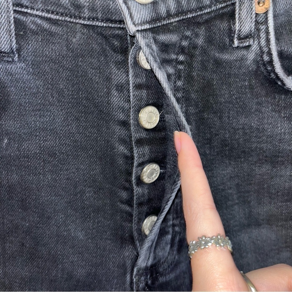 Agolde Riley High Rise Straight Crop Jeans Size 24 - Picture 5 of 10